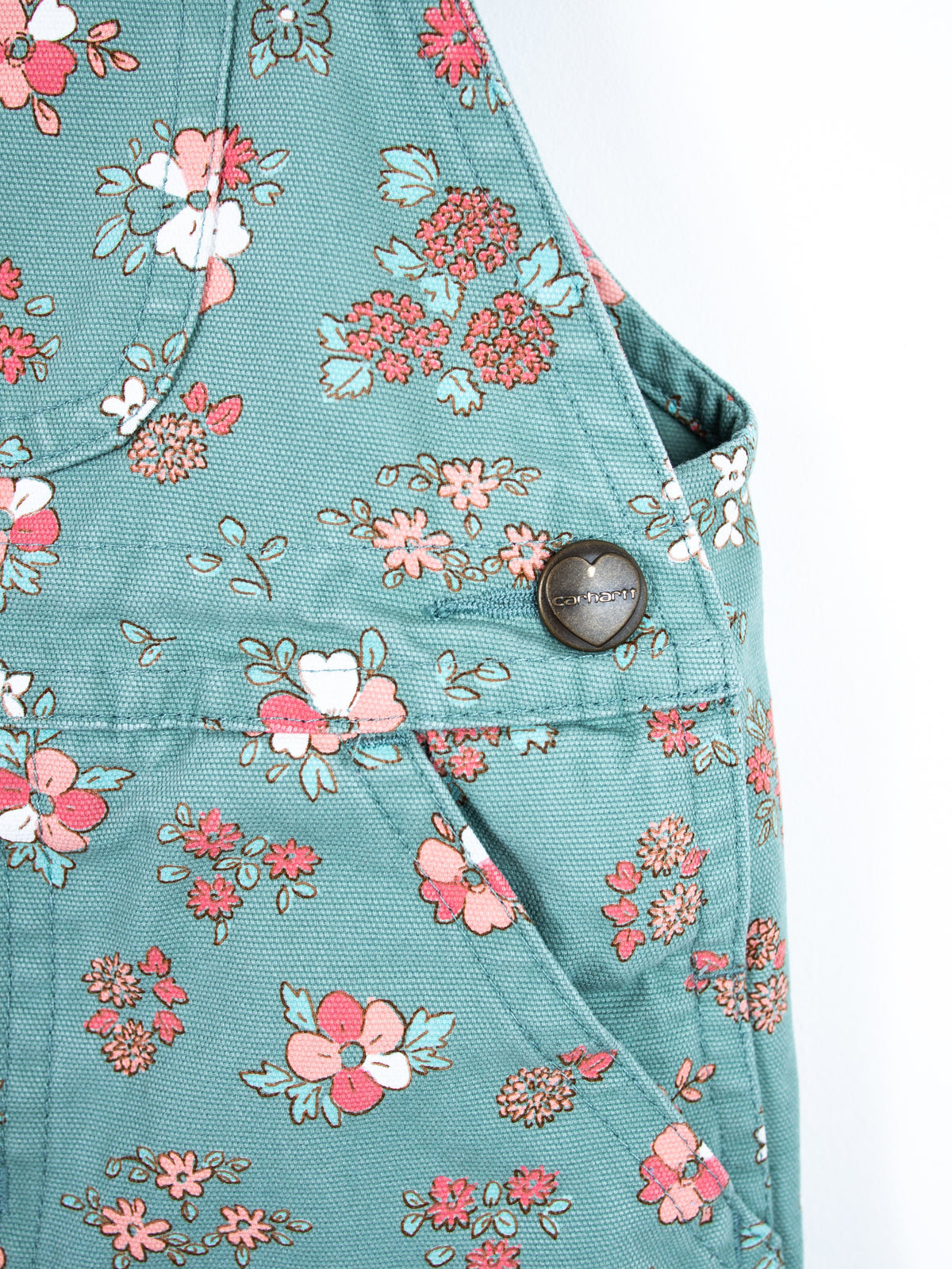 Carhartt Rare Floral Frill Dungarees - Age 12 months