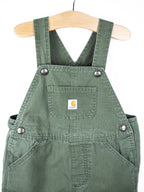 Carhartt Forest Green Dungaree Shorties - Age 24 months