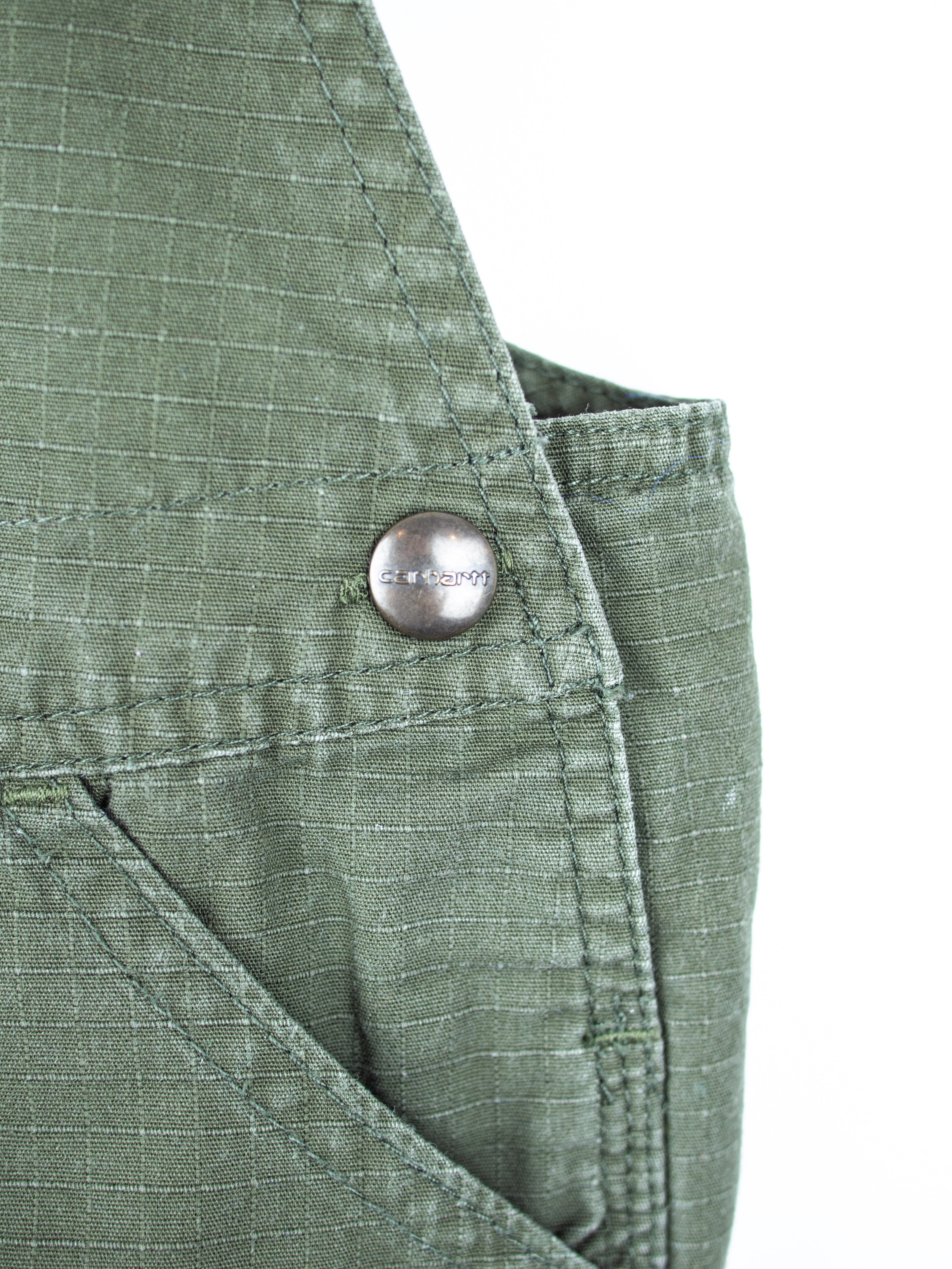 Carhartt Forest Green Dungaree Shorties - Age 24 months