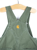 Carhartt Forest Green Dungaree Shorties - Age 24 months