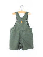 Carhartt Forest Green Dungaree Shorties - Age 24 months