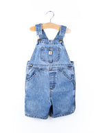 Carhartt Denim Dungaree Shorties - Age 4T