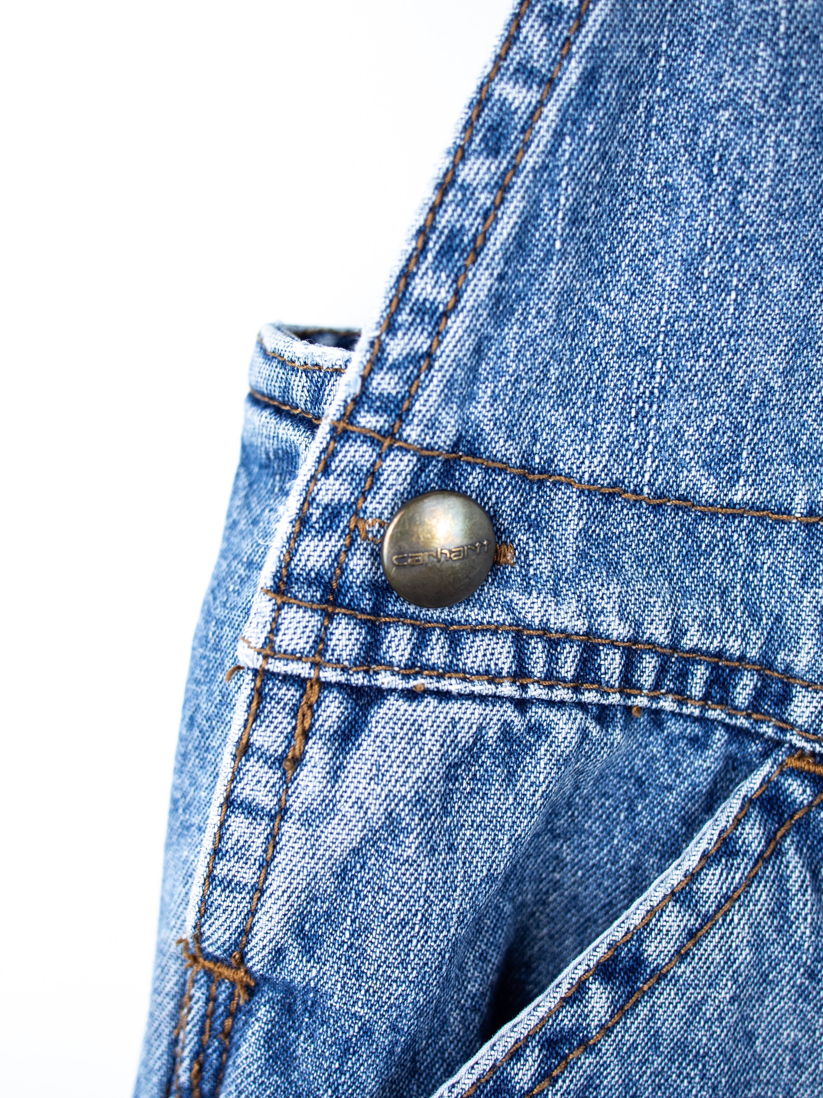 Carhartt Denim Dungaree Shorties - Age 4T