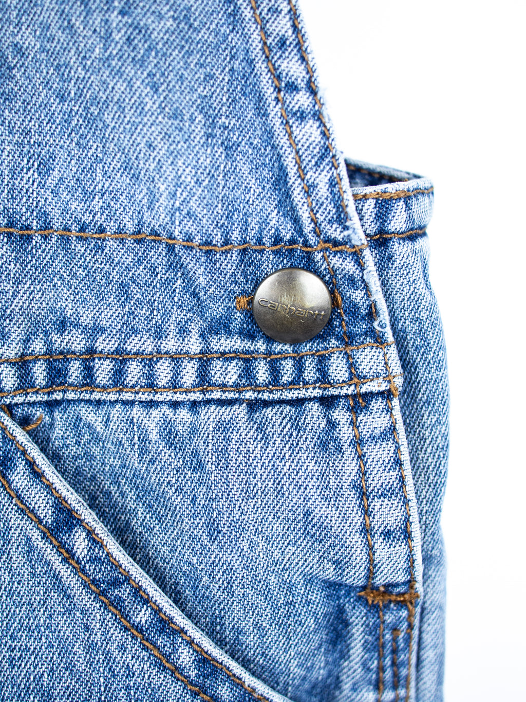 Carhartt Denim Dungaree Shorties - Age 4T