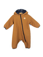Carhartt Brown Hooded Fleece Lined Snowsuit