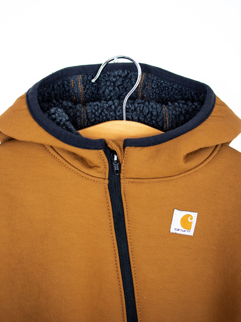 Carhartt Brown Hooded Fleece Lined Snowsuit