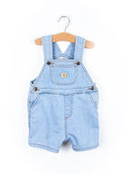 Carhartt Denim Look Jersey Dungaree Shorties - Age 18-24 months