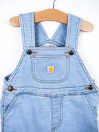 Carhartt Denim Look Jersey Dungaree Shorties - Age 18-24 months