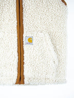 Carhartt Rare Cream Gilet Hoody - Age 2T