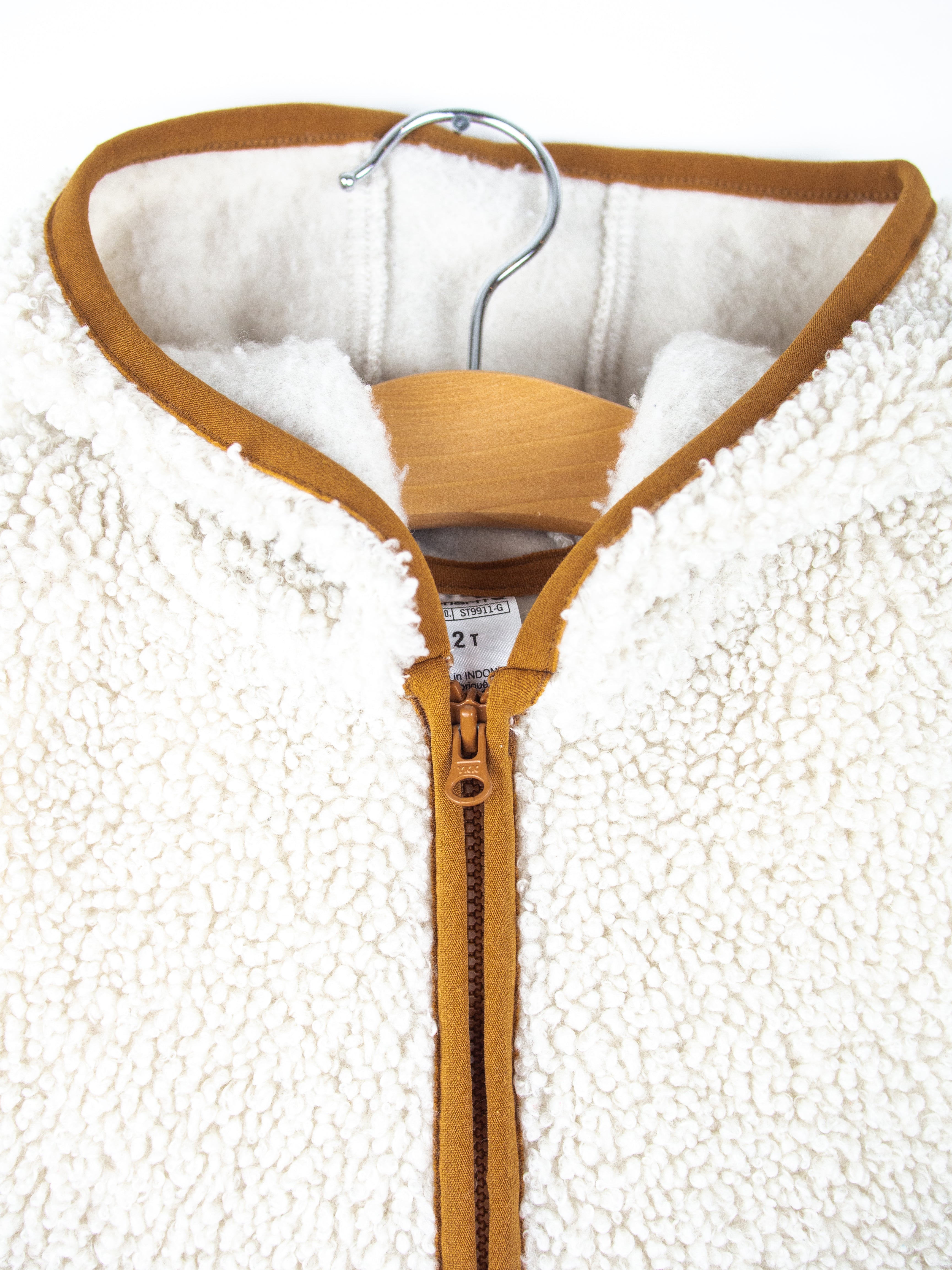 Carhartt Rare Cream Gilet Hoody - Age 2T