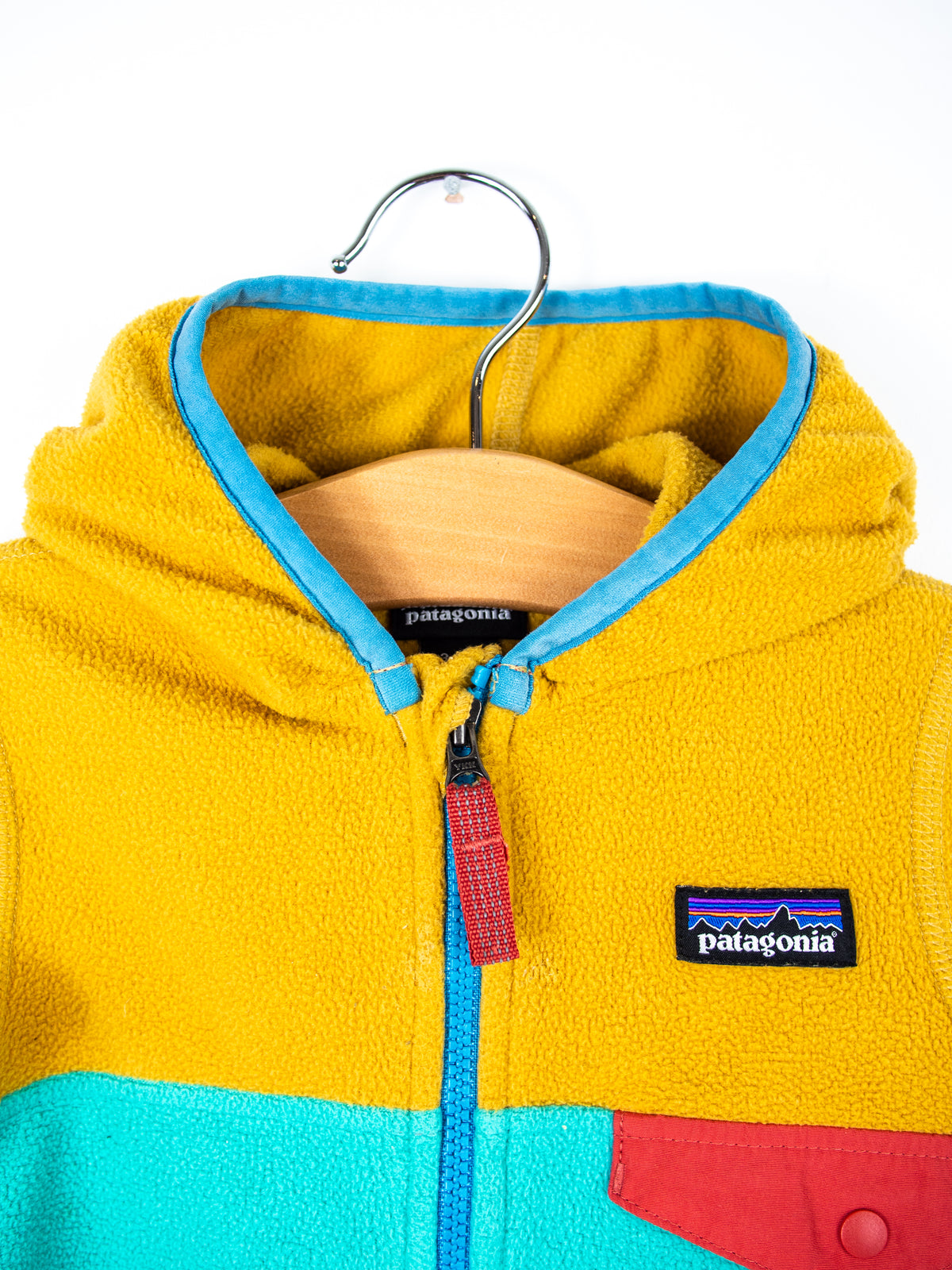 Patagonia Colour Block Hoody - Age 3-6 months