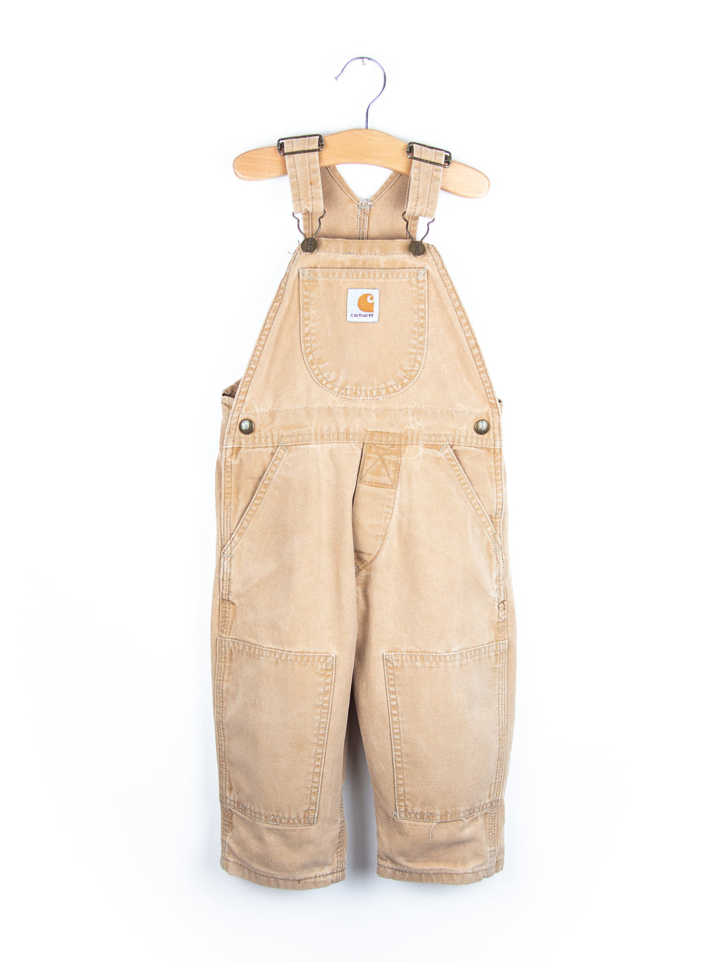 Carhartt Vintage Sand Canvas Dungarees - Age 2T