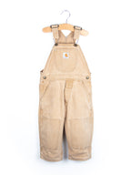 Carhartt Vintage Sand Canvas Dungarees - Age 2T