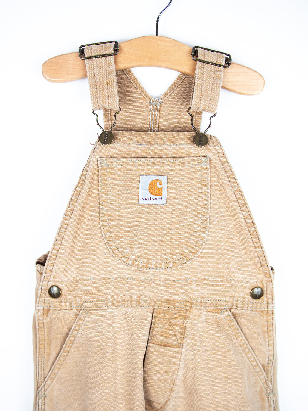 Carhartt Vintage Sand Canvas Dungarees - Age 2T