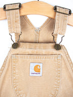 Carhartt Vintage Sand Canvas Dungarees - Age 2T