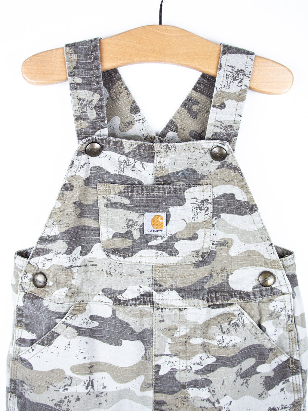 Carhartt Light Camo Dungaree Shorties - Age 18 months