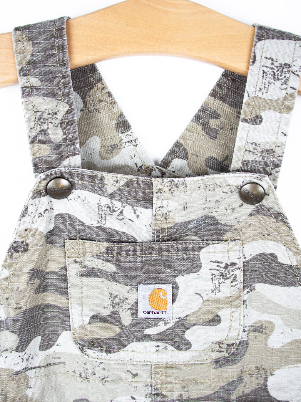 Carhartt Light Camo Dungaree Shorties - Age 18 months