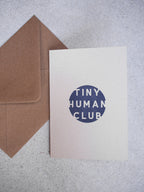 Tiny Human Club Greetings Card