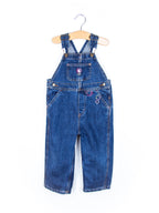 Carhartt Embroidered Denim Dungarees - Age 2T