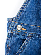 Carhartt Embroidered Denim Dungarees - Age 2T