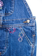 Carhartt Embroidered Denim Dungarees - Age 2T