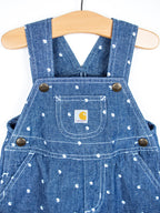 Carhartt Logo Dot Denim Dungaree Shorties