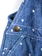 Carhartt Logo Dot Denim Dungaree Shorties