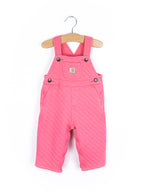 Carhartt Pink Quilted Jersey Dungarees - Age 6 months