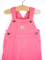 Carhartt Pink Quilted Jersey Dungarees - Age 6 months