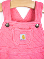 Carhartt Pink Quilted Jersey Dungarees - Age 6 months