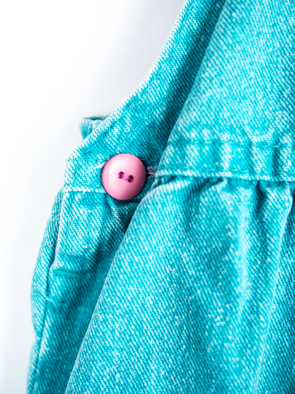 Osh Kosh Vintage Turquoise Dungarees - Age 6 months