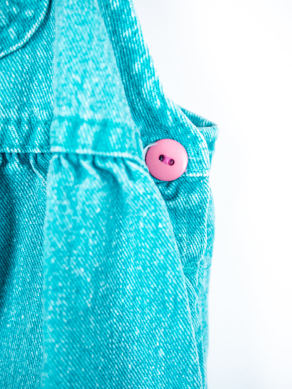Osh Kosh Vintage Turquoise Dungarees - Age 6 months