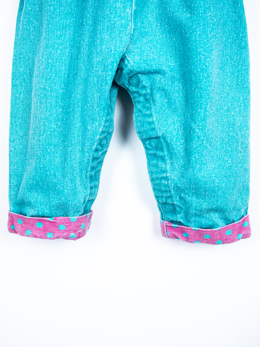 Osh Kosh Vintage Turquoise Dungarees - Age 6 months
