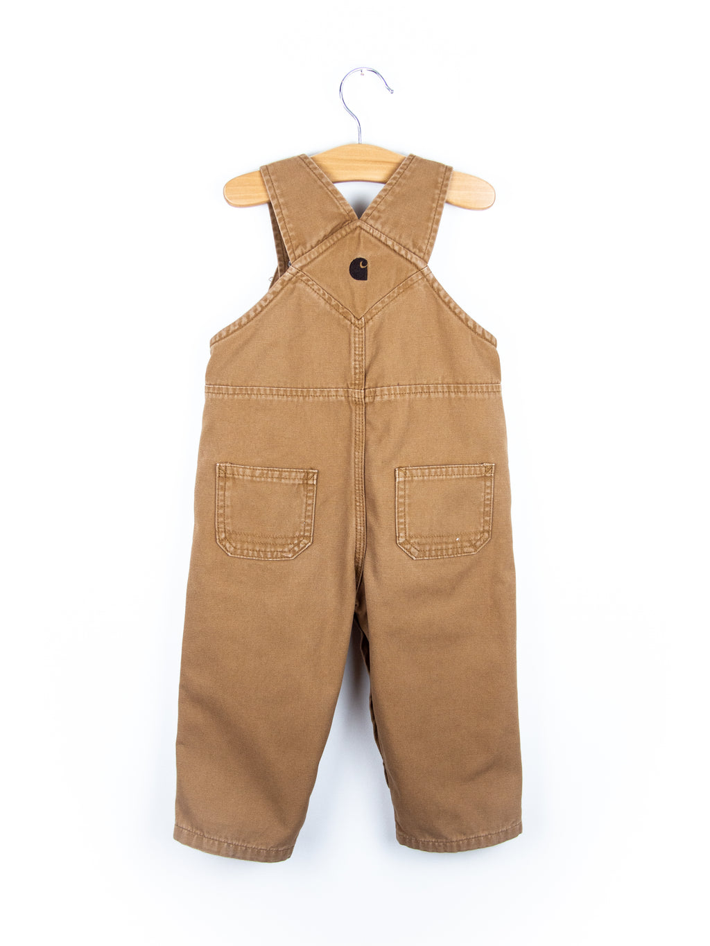 Carhartt Brown Canvas Dungarees - Age 18-24 months