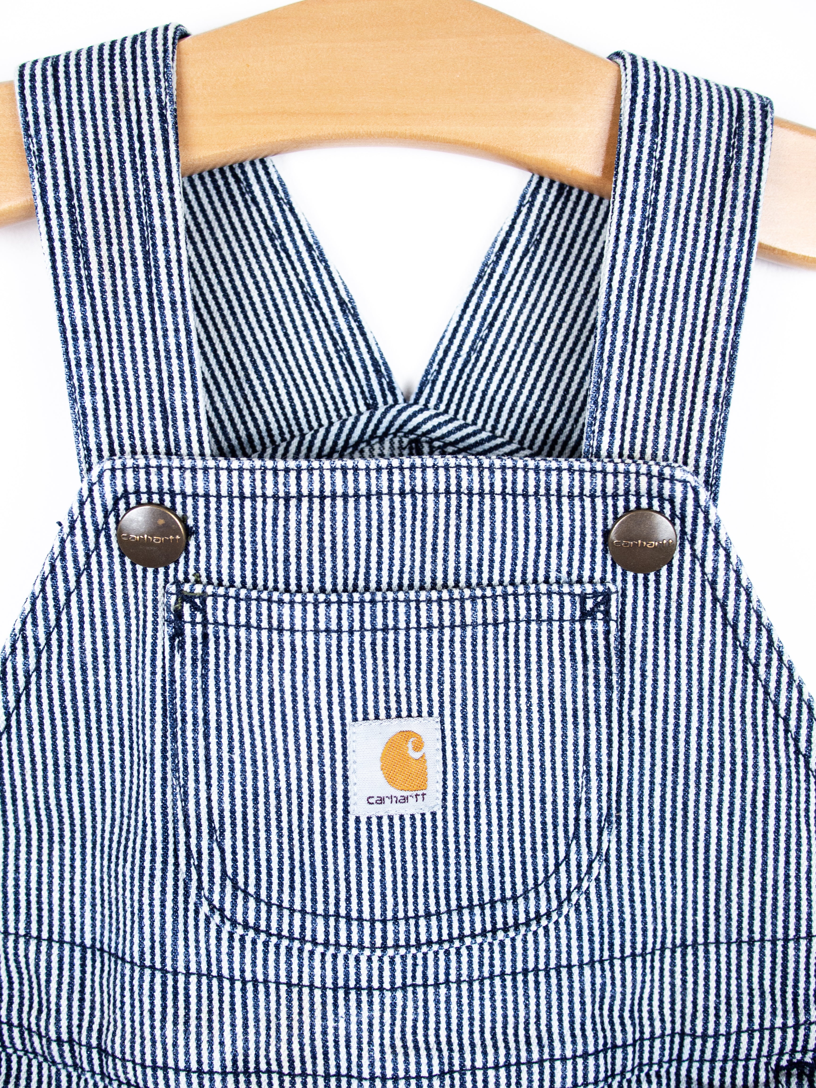 Carhartt Hickory Stripe Dungaree Shorties