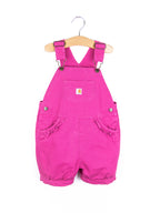 Carhartt Pink Dungaree Shorties - Age 3T