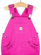 Carhartt Pink Dungaree Shorties - Age 3T