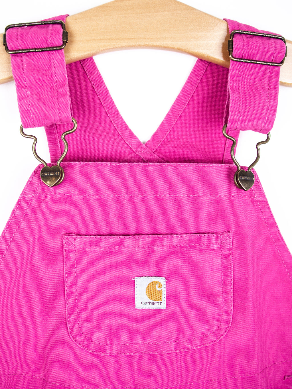 Carhartt Pink Dungaree Shorties - Age 3T
