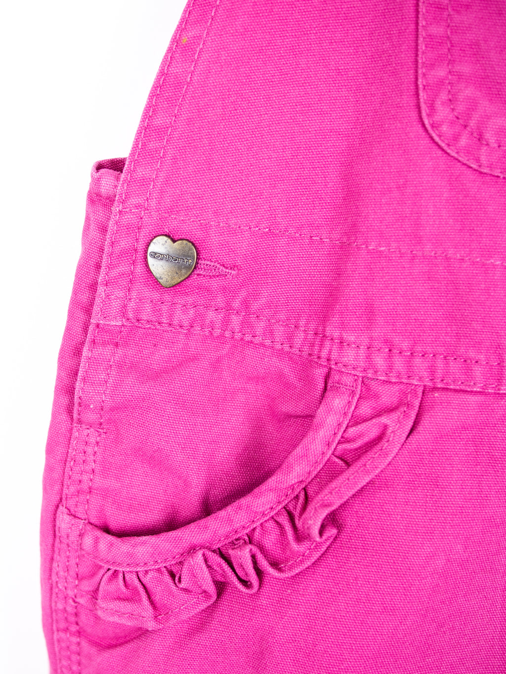 Carhartt Pink Dungaree Shorties - Age 3T