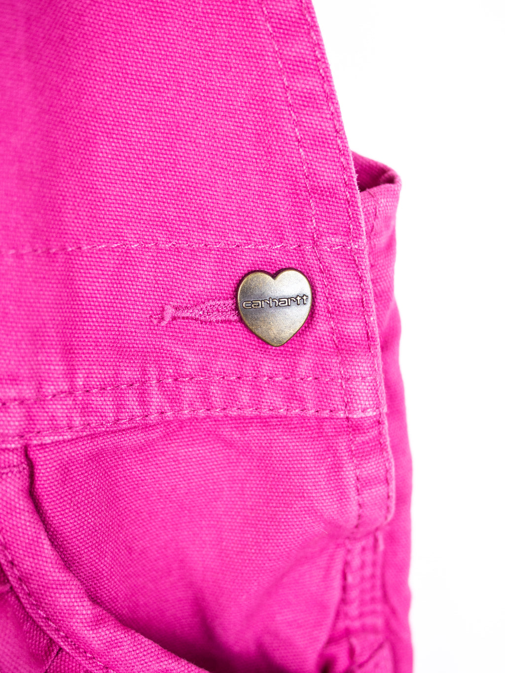 Carhartt Pink Dungaree Shorties - Age 3T