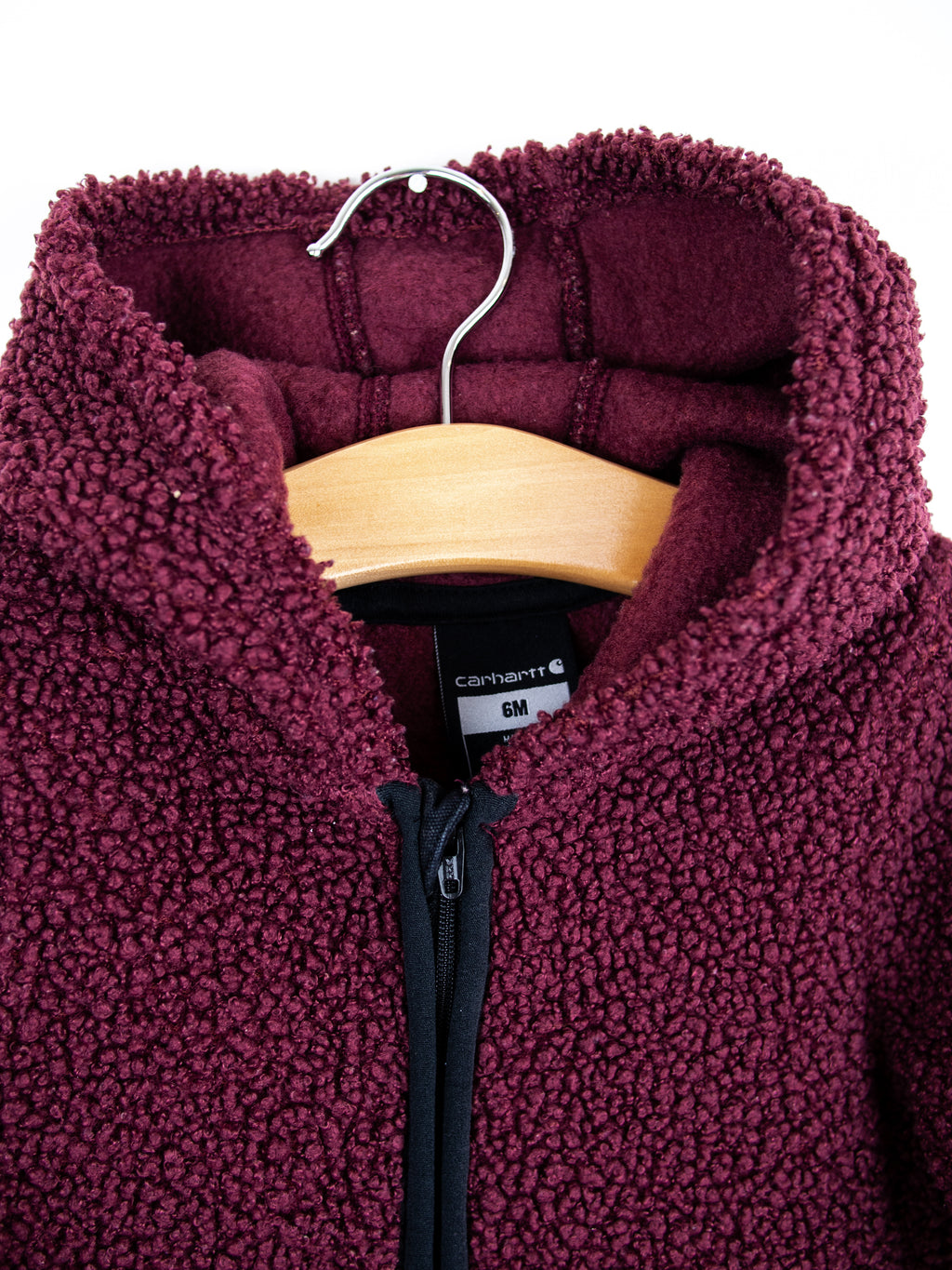 Carhartt Burgundy Teddy Fleece Snowsuit - Age 3-6 months