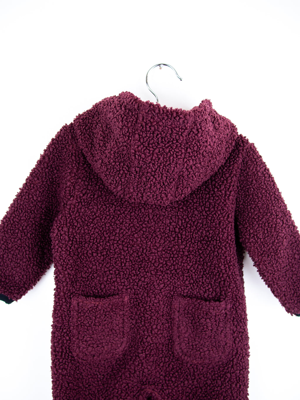 Carhartt Burgundy Teddy Fleece Snowsuit - Age 3-6 months