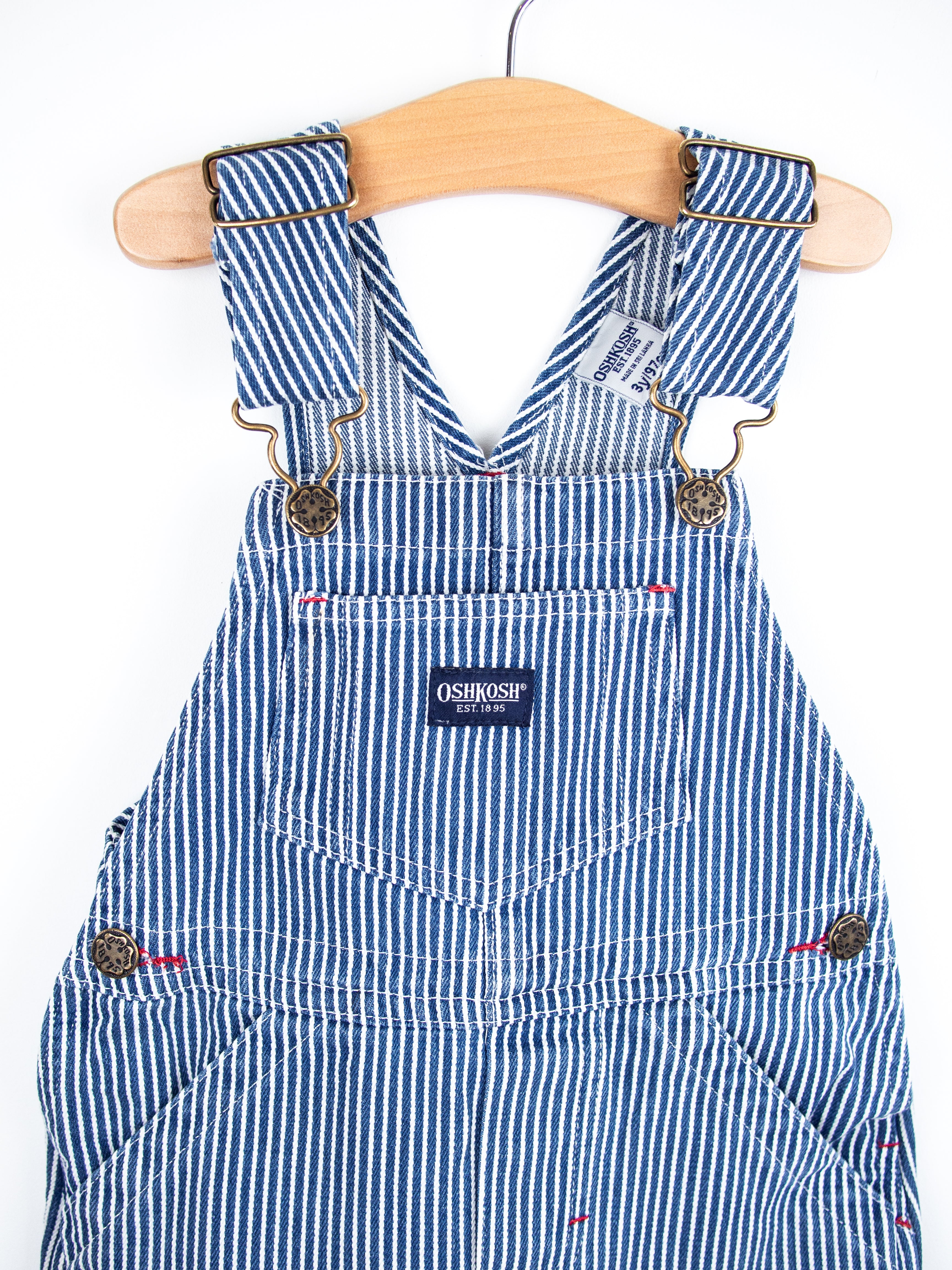 Osh Kosh Hickory Stripe Dress - Age 3 years