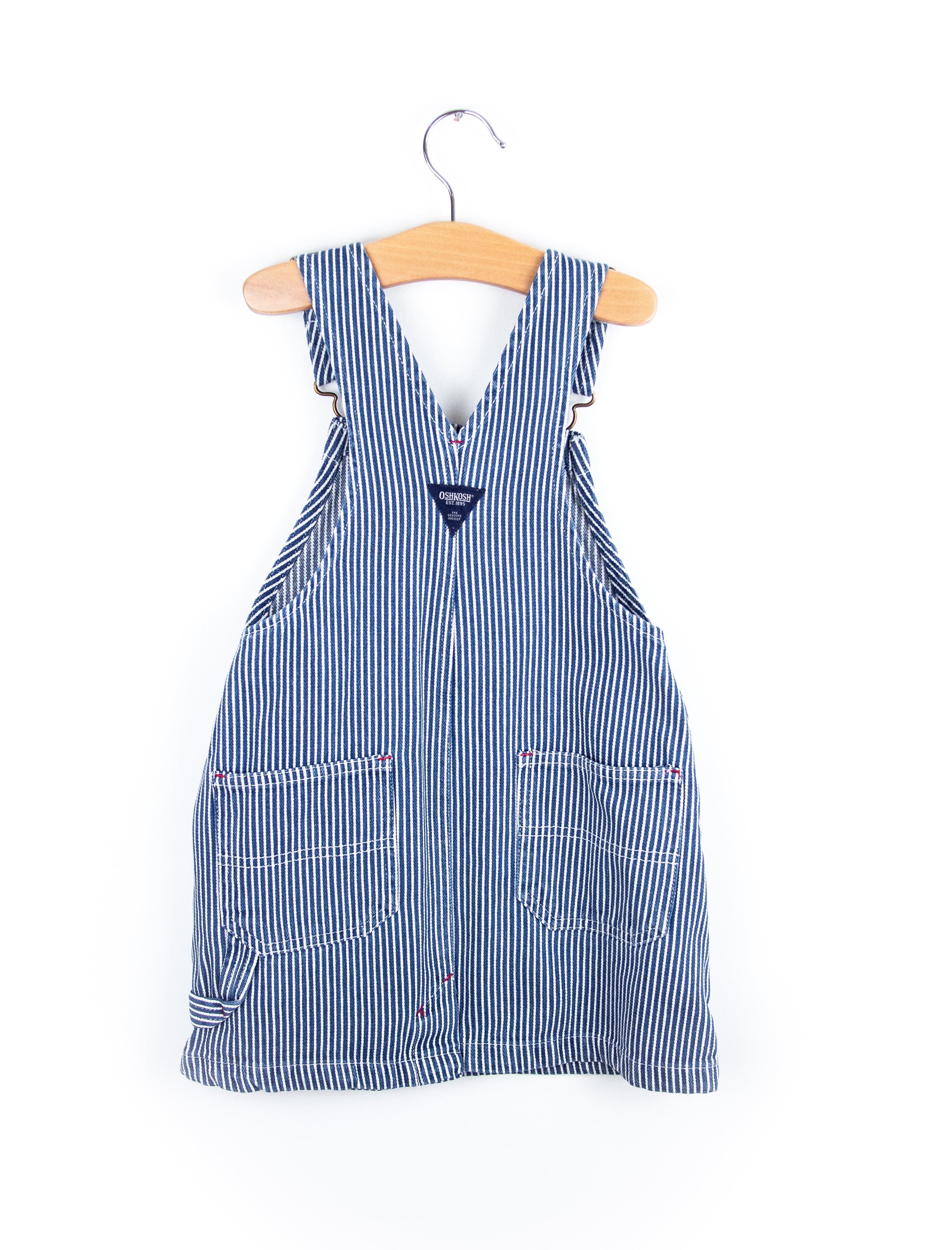 Osh Kosh Hickory Stripe Dress - Age 3 years