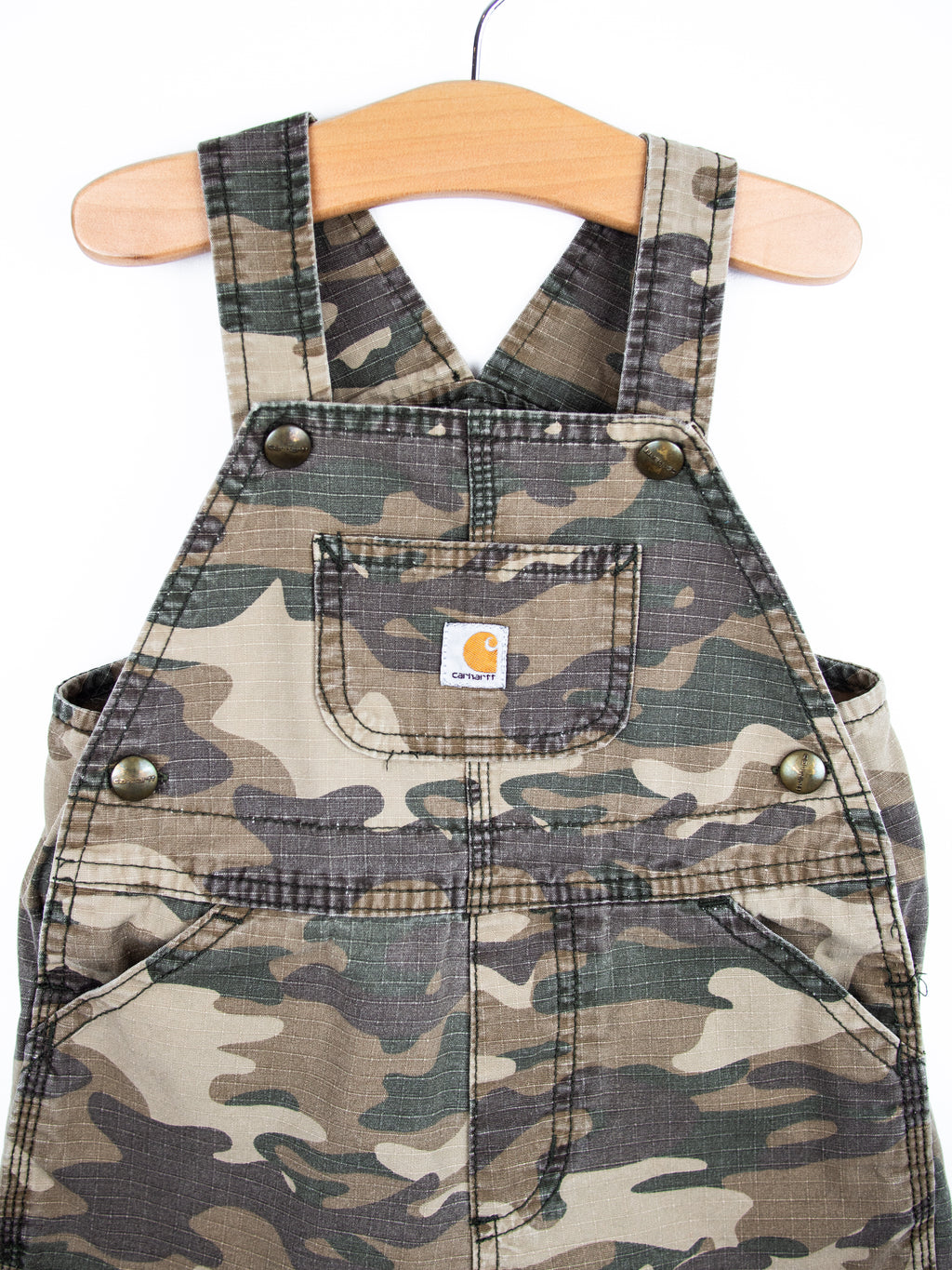 Carhartt Camo Dungaree Shorties - Age 18 months