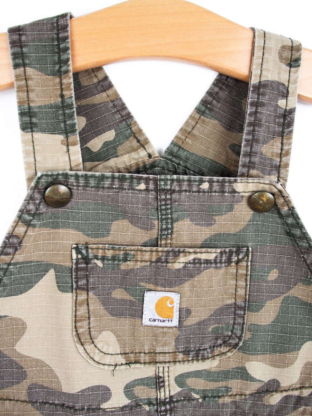 Carhartt Camo Dungaree Shorties - Age 18 months