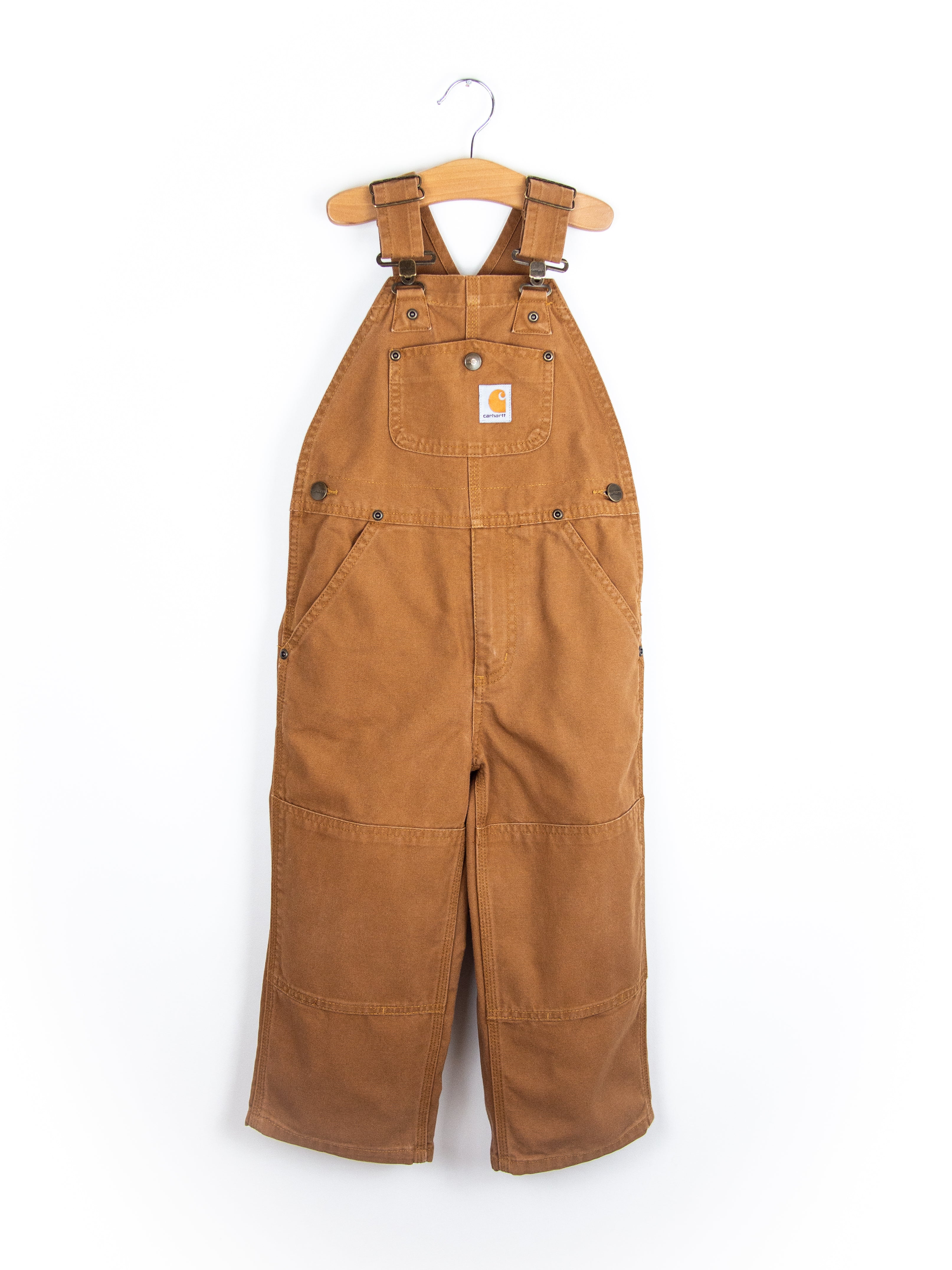 Carhartt Brown Vintage Workwear Dungarees - Age 4T