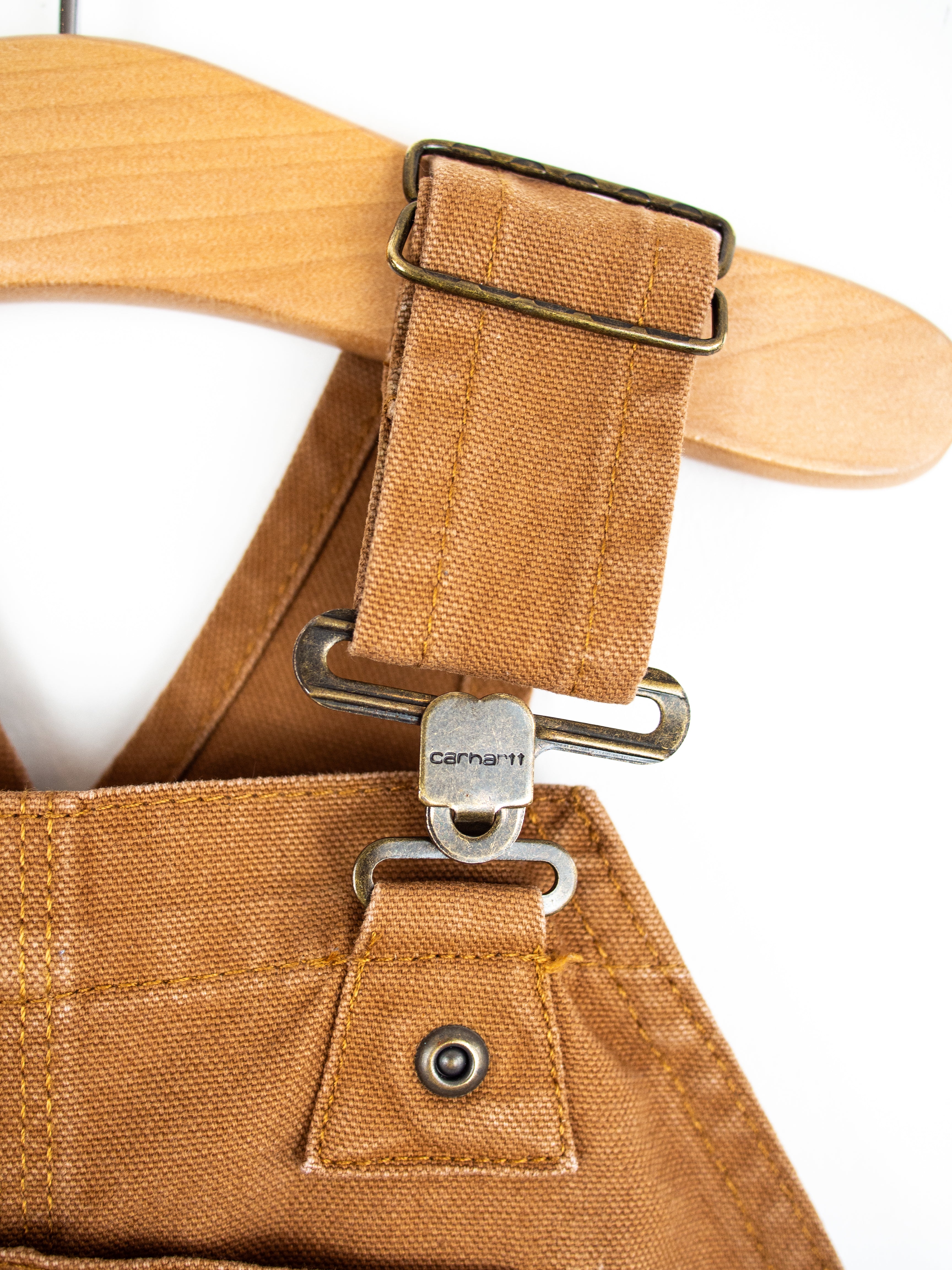 Carhartt Brown Vintage Workwear Dungarees - Age 4T