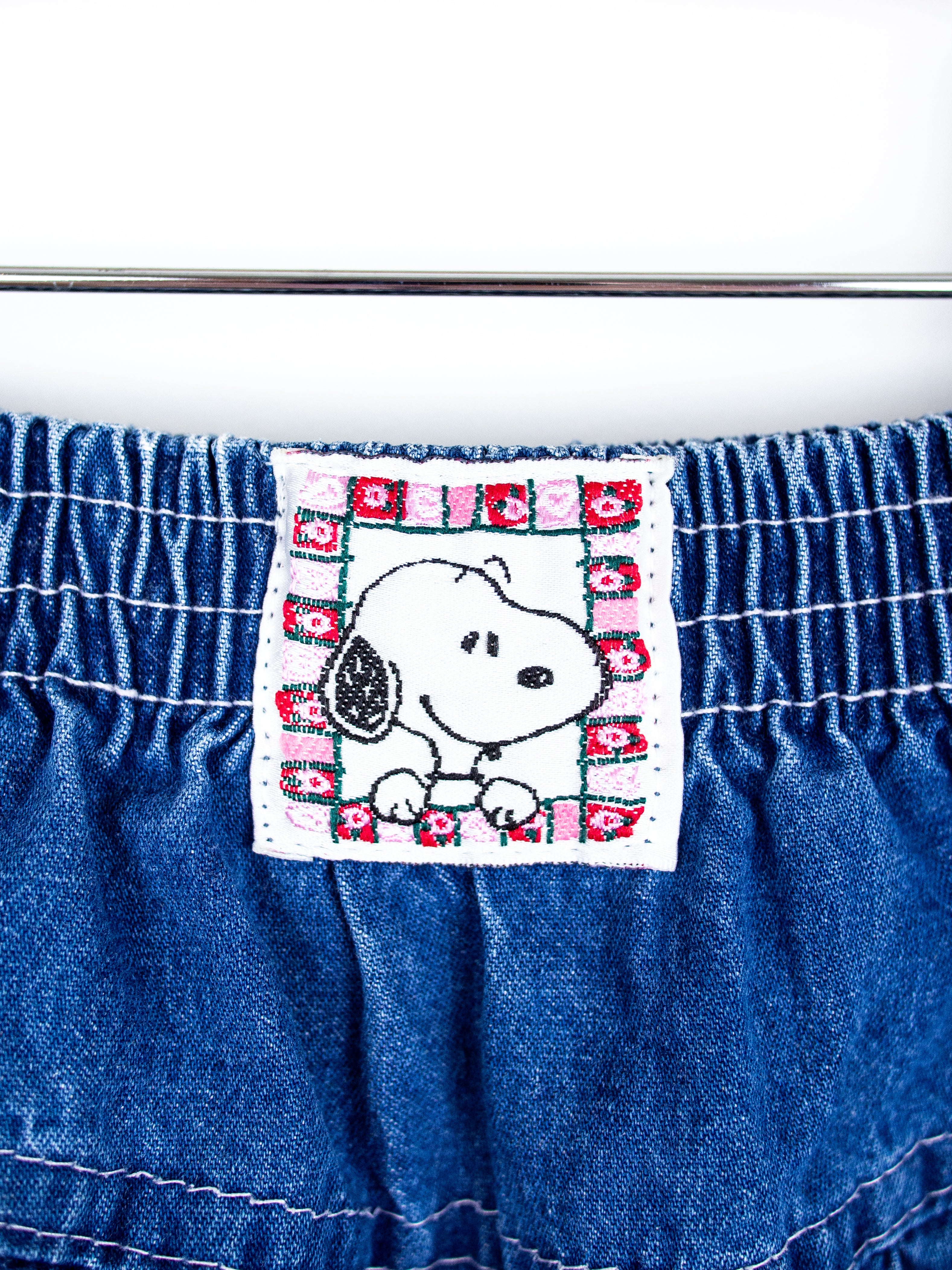 Vintage Snoopy Denim Shorts - Age 4 years