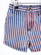 Vintage Stripe Denim Shorts - Age 18-24 months